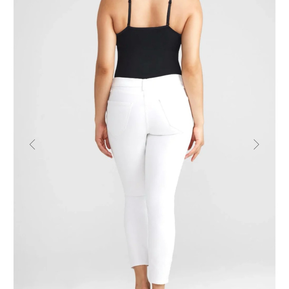 Yummie White Ankle Length Jeans size 26 - Picture 3 of 8